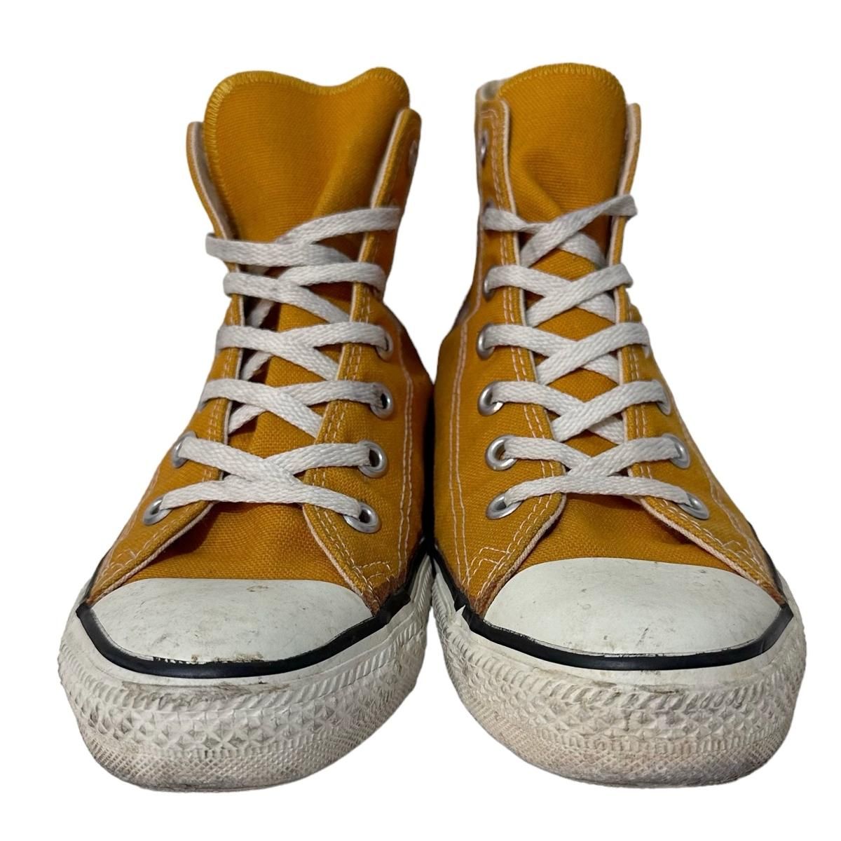USA製 90s CONVERSE ALL STAR HI マスタード US6/24.5 USA製 90s CONVERSE ALL STAR HI マスタード US6/24.5