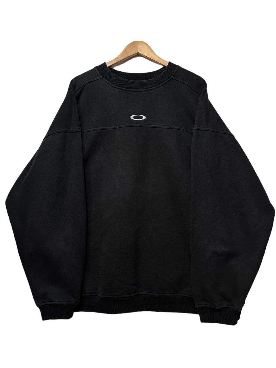 00s OAKLEY Logo Sweatshirt 黒 XXL オークリー スウェット 00s OAKLEY Logo Sweatshirt 黒 XXL オークリー スウェット