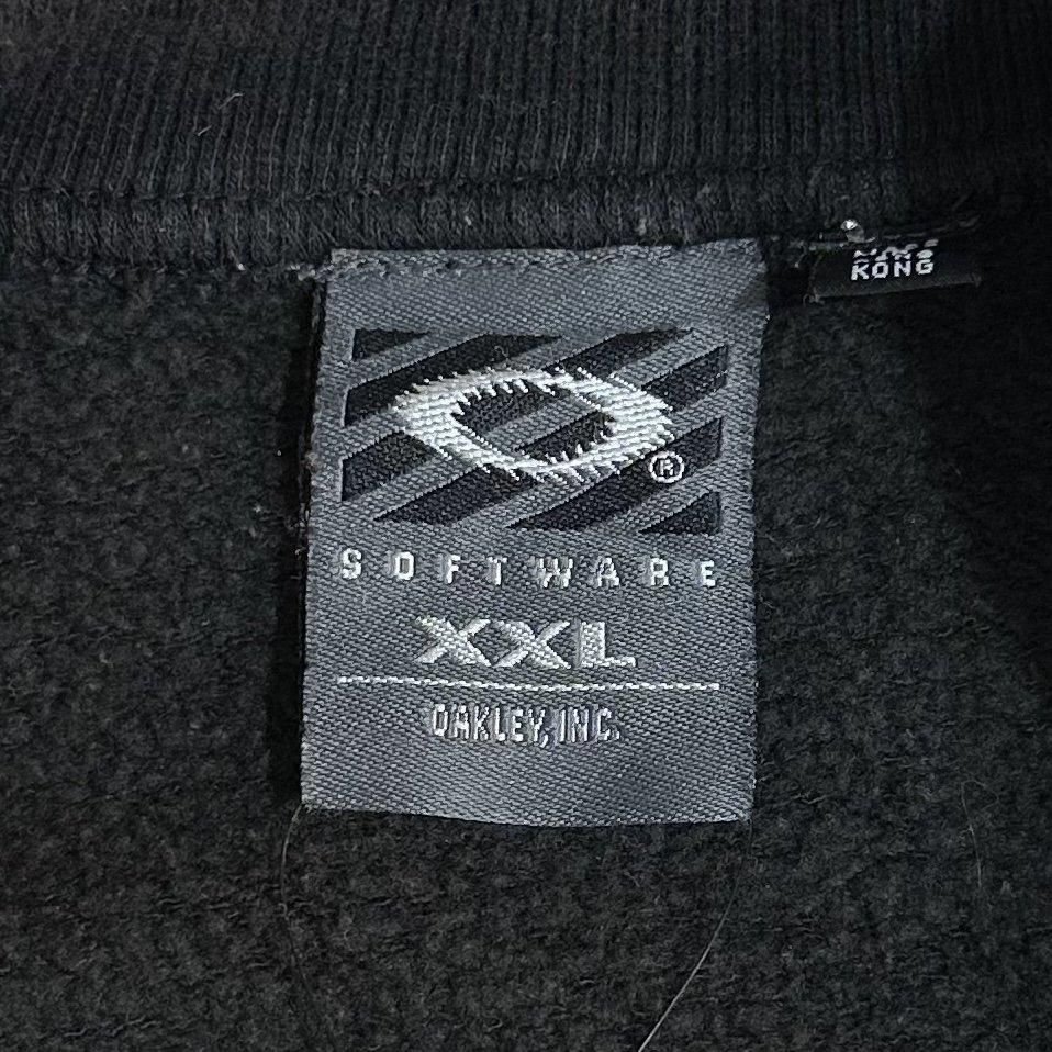 00s OAKLEY Logo Sweatshirt 黒 XXL オークリー スウェット 00s OAKLEY Logo Sweatshirt 黒 XXL オークリー スウェット