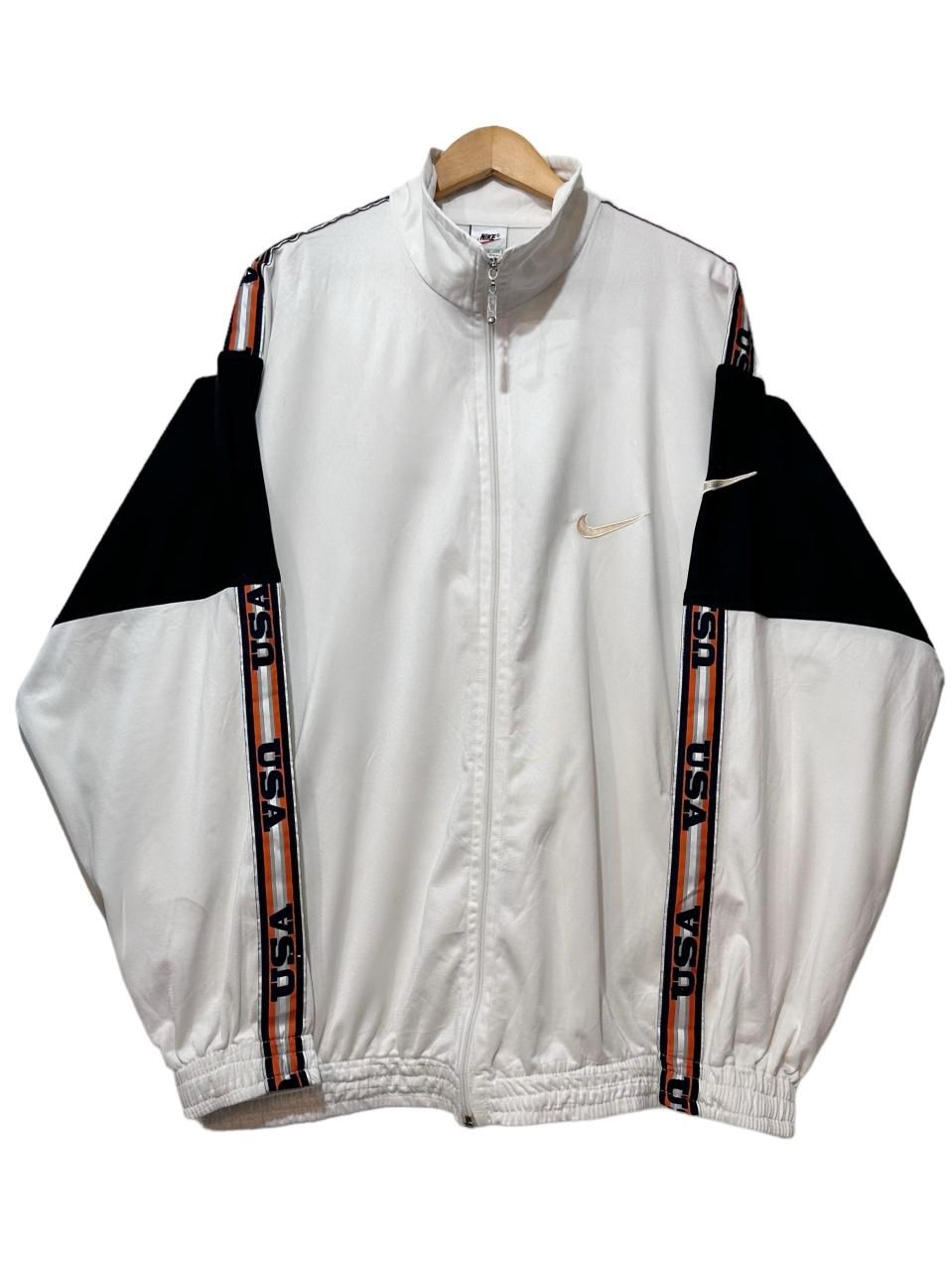 90s NIKE Logo Track Jacket 白 XXL ナイキ トラックジャケット 90s NIKE Logo Track Jacket 白 XXL ナイキ トラックジャケット