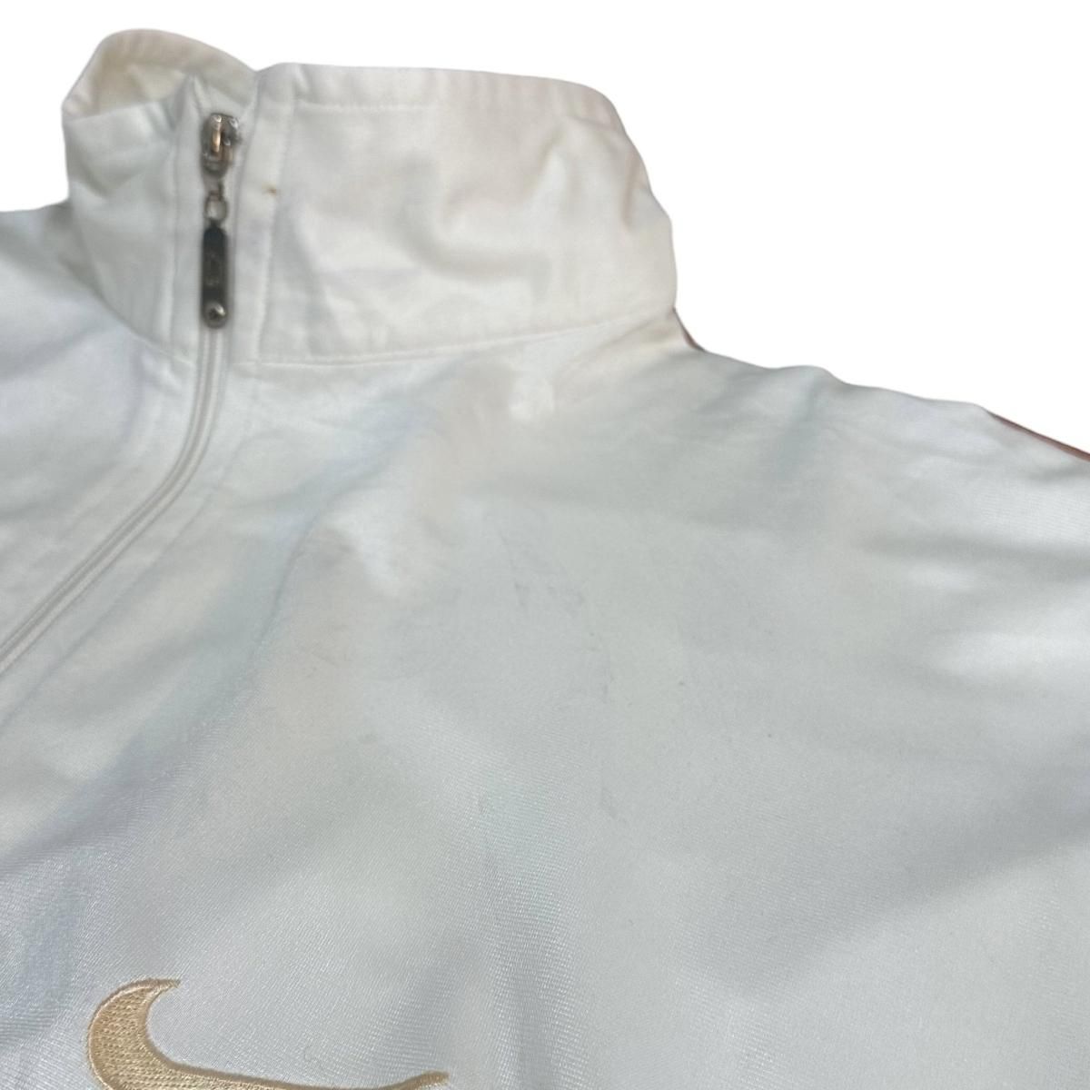 90s NIKE Logo Track Jacket 白 XXL ナイキ トラックジャケット 90s NIKE Logo Track Jacket 白 XXL ナイキ トラックジャケット