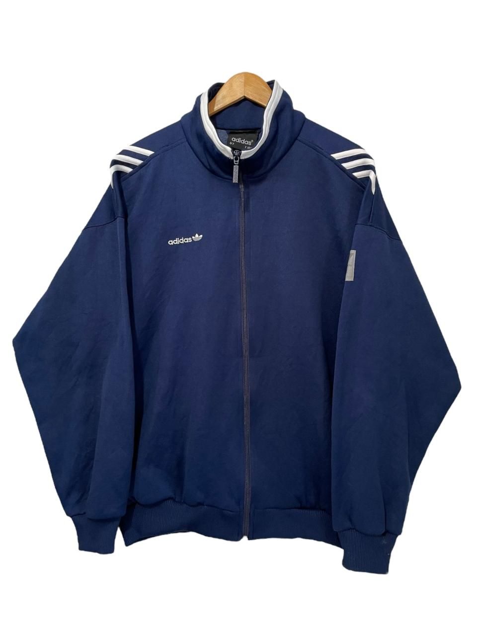 90s adidas Track Jacket 紺 XL アディダス トラックジャケット 