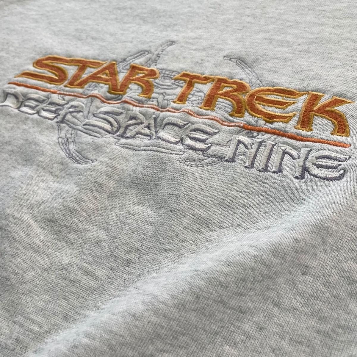 USA製 90s STAR TREK Logo Sweatshirt 灰 XL スタートレック USA製 90s STAR TREK Logo Sweatshirt 灰 XL スタートレック