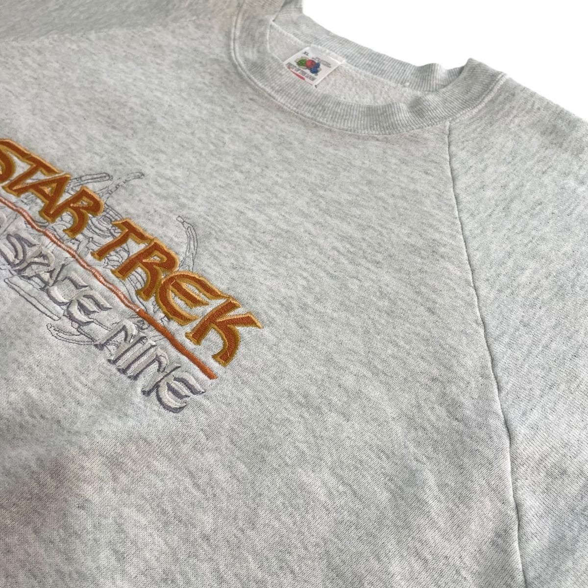 USA製 90s STAR TREK Logo Sweatshirt 灰 XL スタートレック USA製 90s STAR TREK Logo Sweatshirt 灰 XL スタートレック