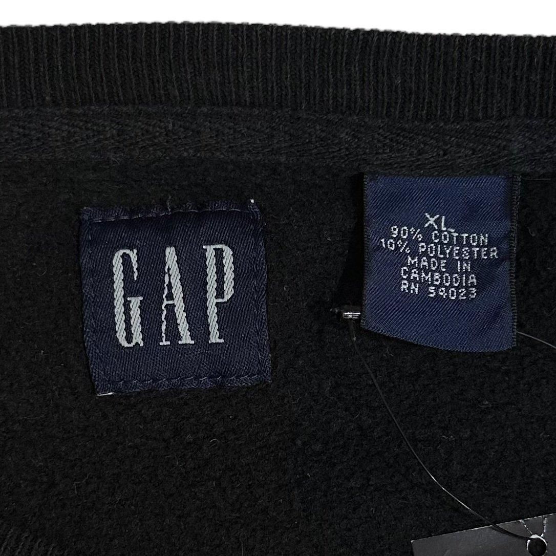 00s OLD GAP Plain Sweatshirt 黒 XL オールドギャップ 00s OLD GAP Plain Sweatshirt 黒 XL オールドギャップ