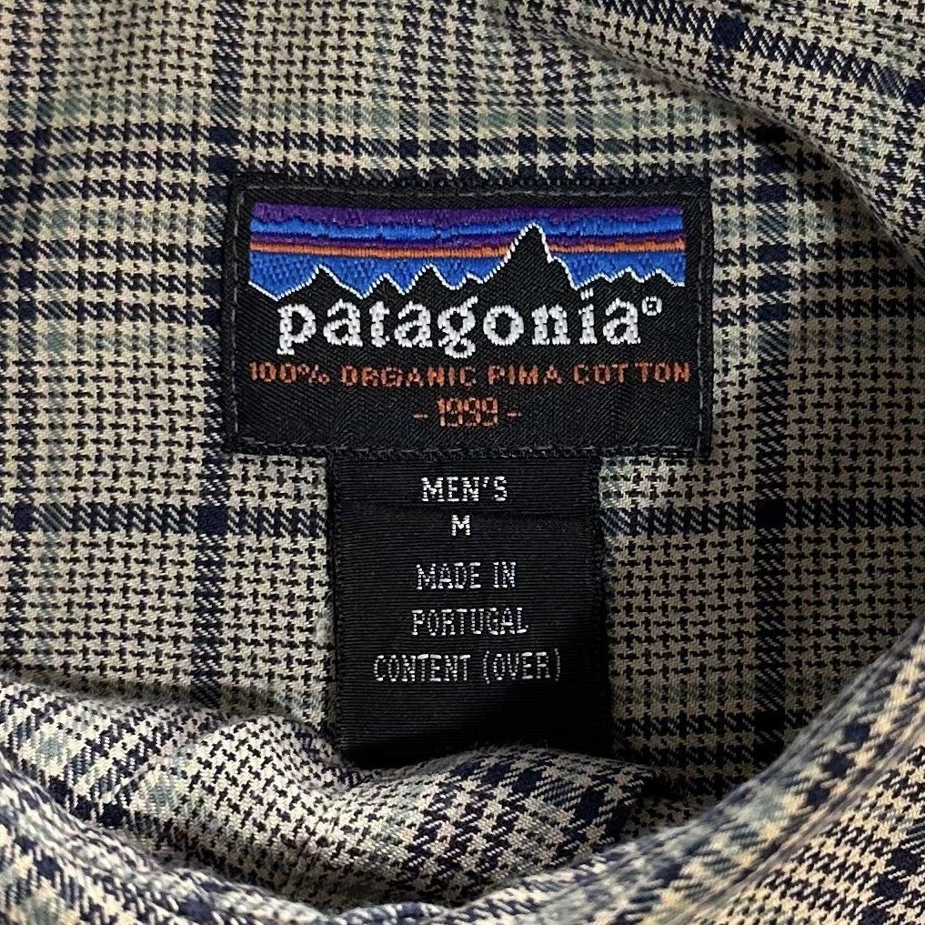 ポルトガル製 99年 patagonia Organic Pima Cotton Shirt ポルトガル製 99年 patagonia Organic Pima Cotton Shirt