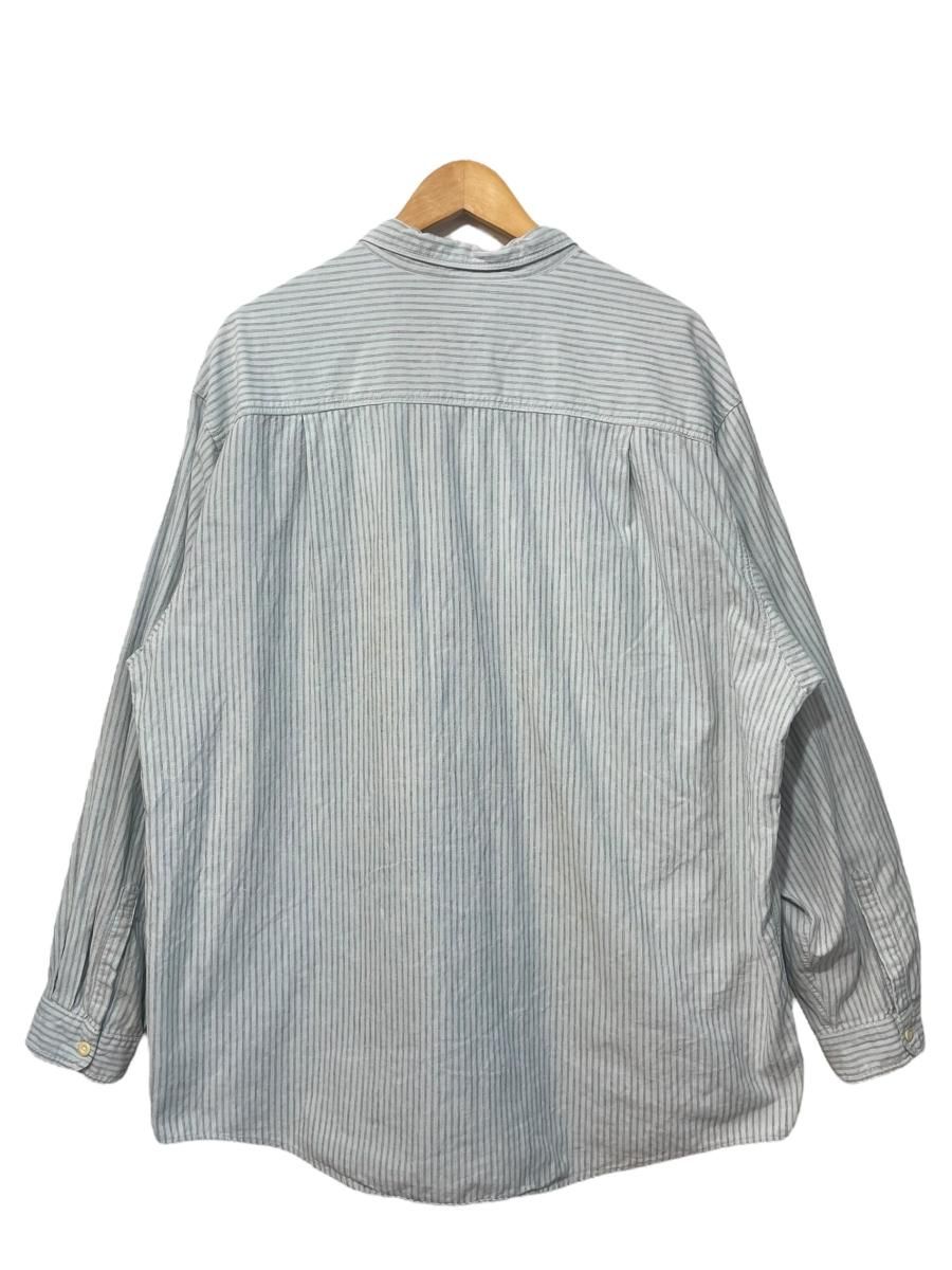 91年製 patagonia Stripe Cotton L/S Shirt 青白 XL 90s 91年製 patagonia Stripe Cotton L/S Shirt 青白 XL 90s