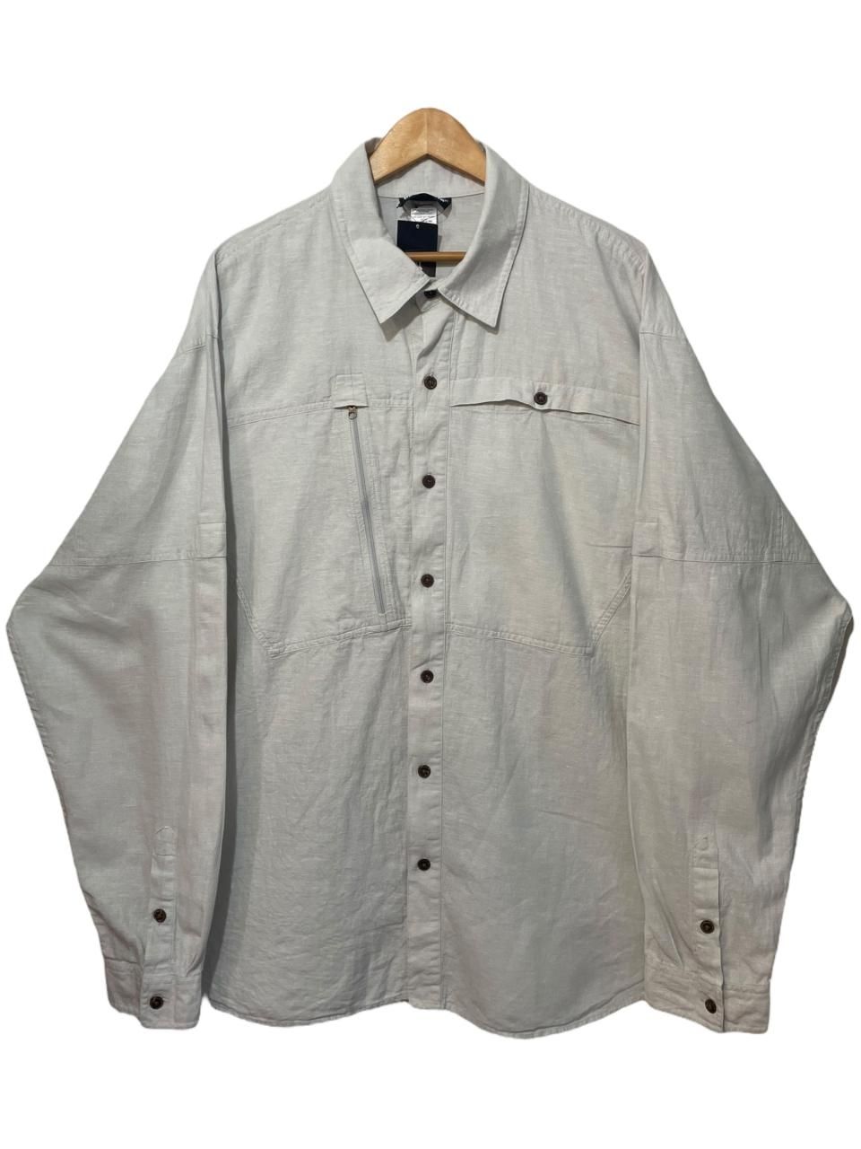 美品 patagonia ミグレーション ヘンプ シャツ M FA14 surf 420 美品 patagonia ミグレーション ヘンプ シャツ M FA14 surf 420