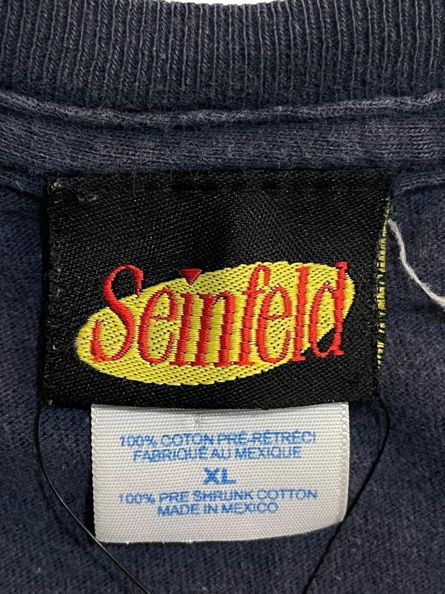 00s Seinfeld Print S/S Tee 紺 XL となりのサインフェルド 半袖