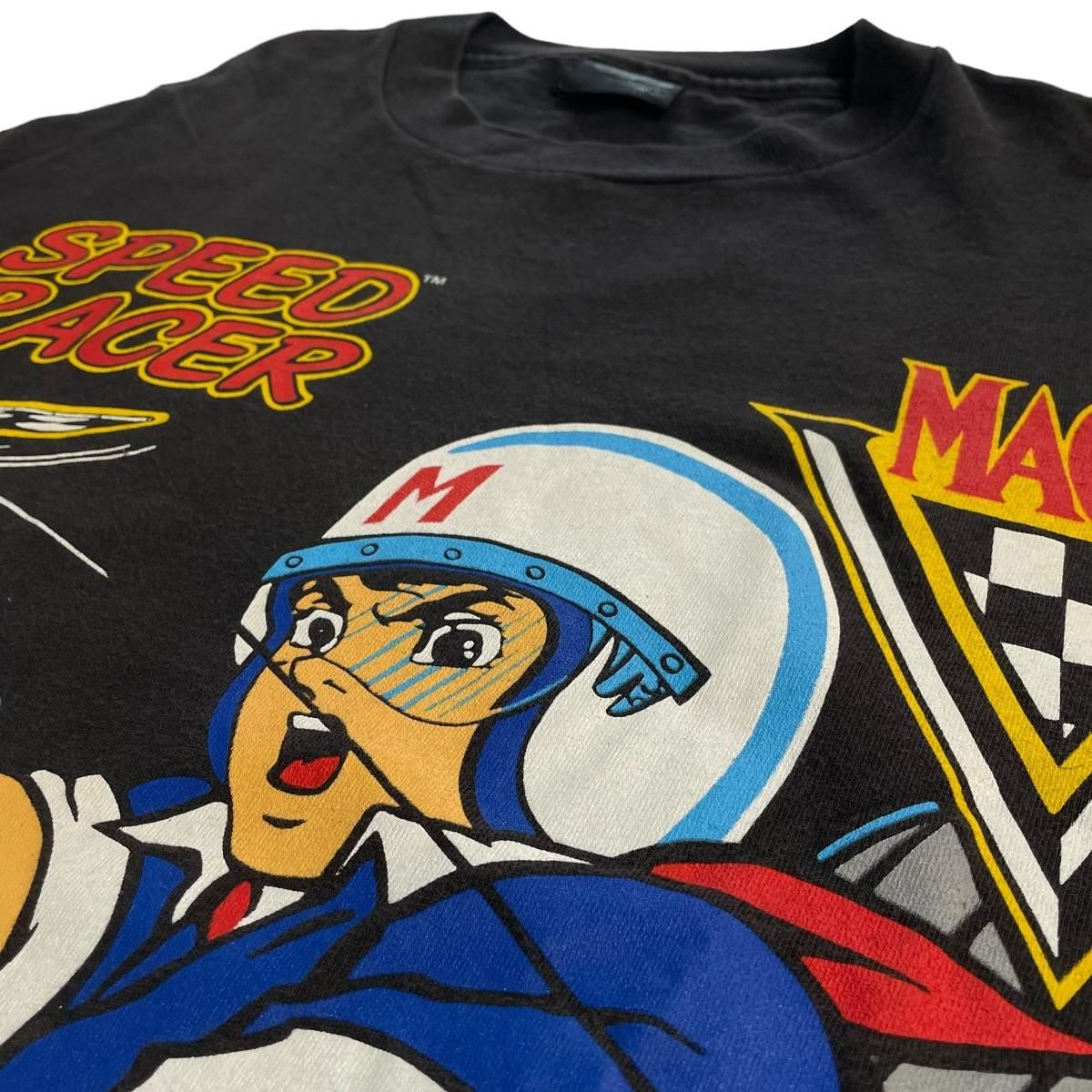 USA製 90s SPEED RACER Multi Print S/S Tee 黒 L スピード USA製 90s SPEED RACER Multi Print S/S Tee 黒 L スピード