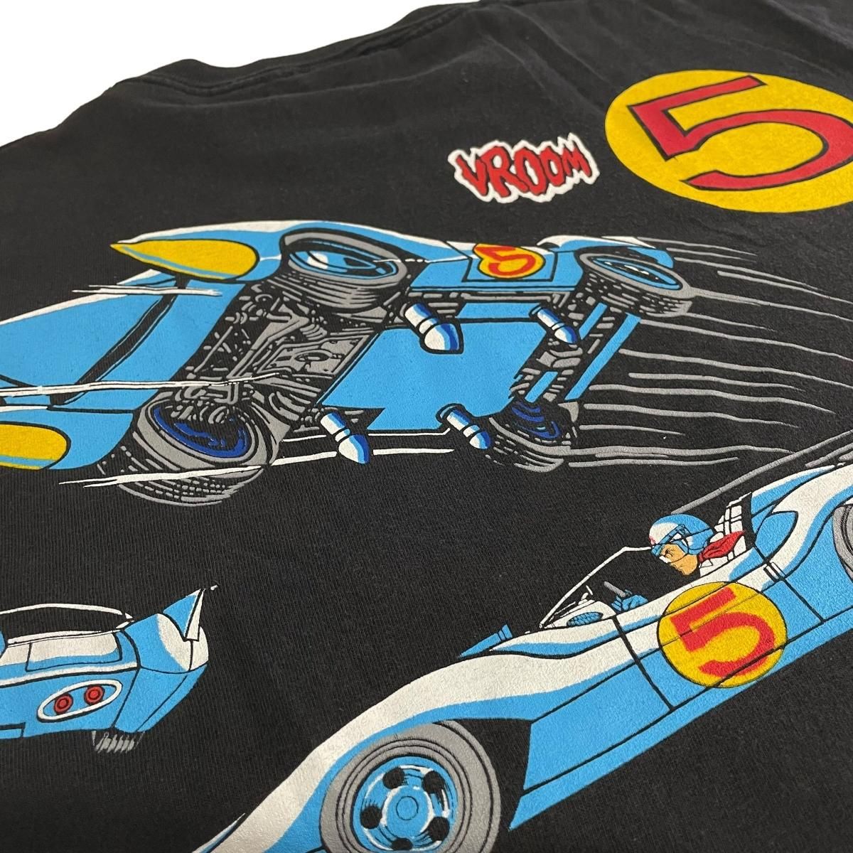 USA製 90s SPEED RACER Multi Print S/S Tee 黒 L スピード USA製 90s SPEED RACER Multi Print S/S Tee 黒 L スピード