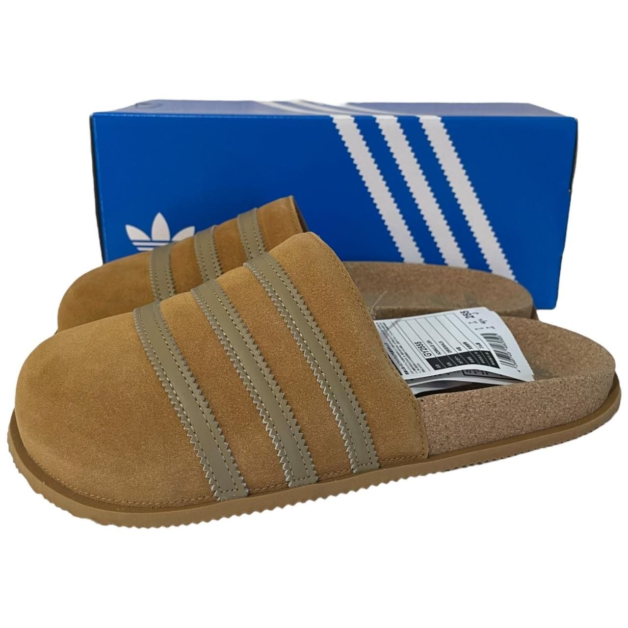 22年製 ADIDAS Adimule Lea 茶 US7/25.5cm アディダス アディ 22年製 ADIDAS Adimule Lea 茶 US7/25.5cm アディダス アディ
