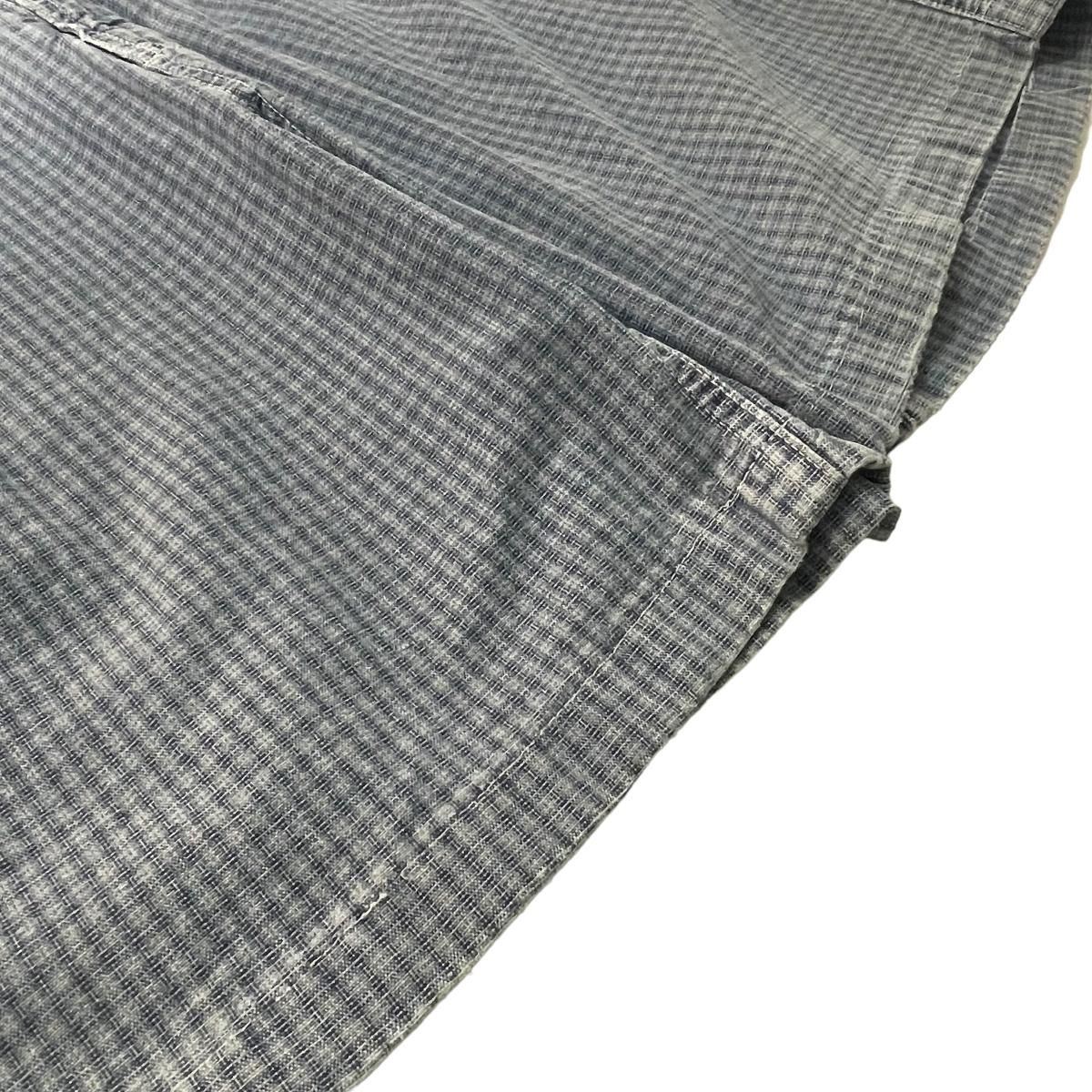 USA製 80s～90s GRAMICCI Check Climbing Shorts 灰紺青 L グラミチ