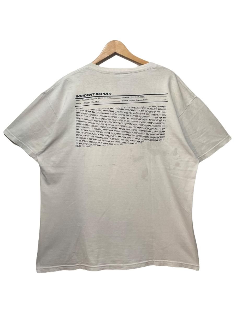 90s Sid Vicious Print S/S Tee 生成り L シド・ヴィシャス 半袖 90s Sid Vicious Print S/S Tee 生成り L シド・ヴィシャス 半袖