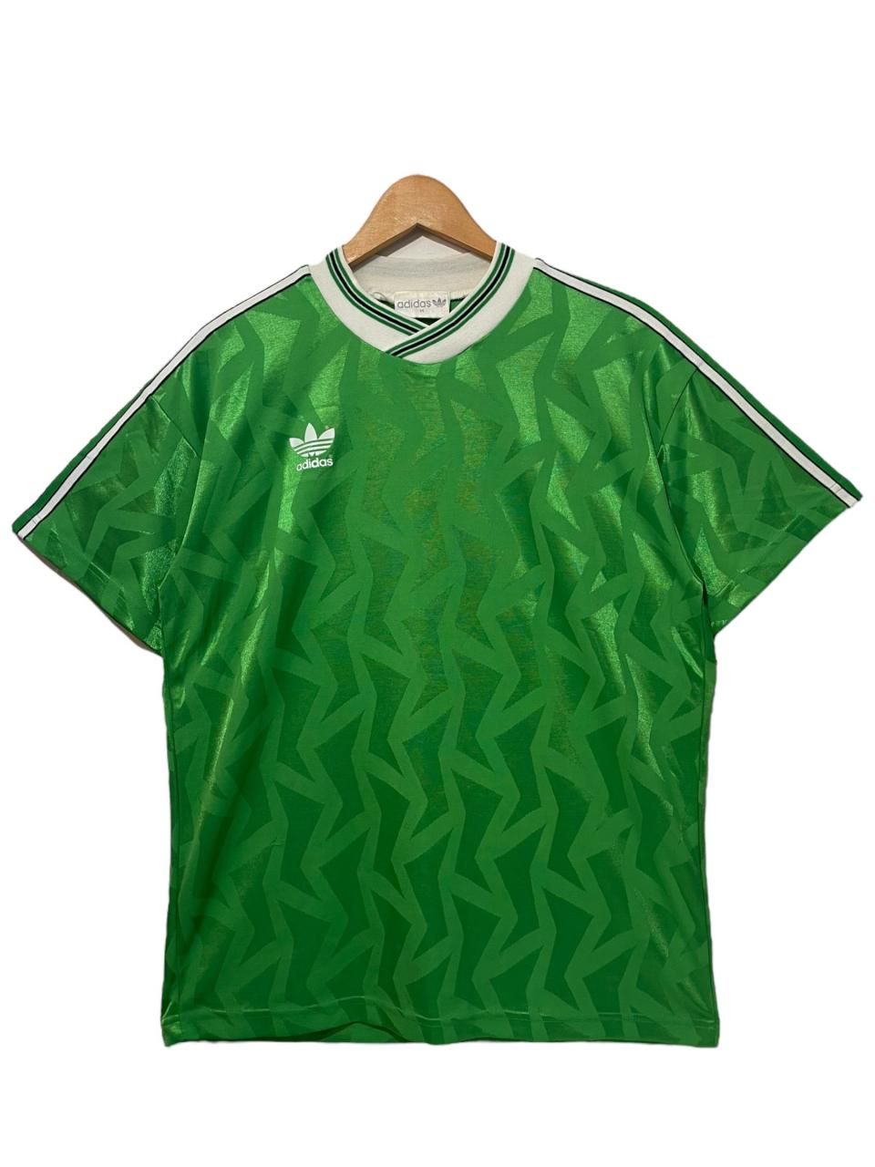 90s adidas Logo S/S Soccer Jersey 緑白 M アディダス サッカー 90s adidas Logo S/S Soccer Jersey 緑白 M アディダス サッカー