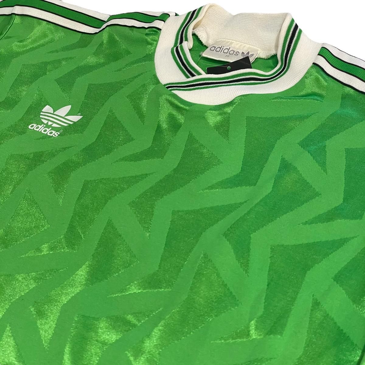 90s adidas Logo S/S Soccer Jersey 緑白 M アディダス サッカー 90s adidas Logo S/S Soccer Jersey 緑白 M アディダス サッカー