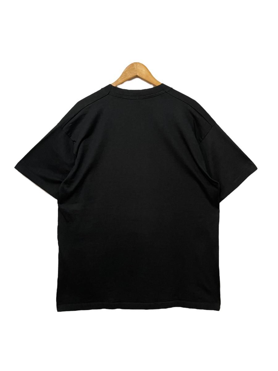 USA製 80s Ghost Print S/S Tee 黒 XL ゴースト プリント 半袖 T