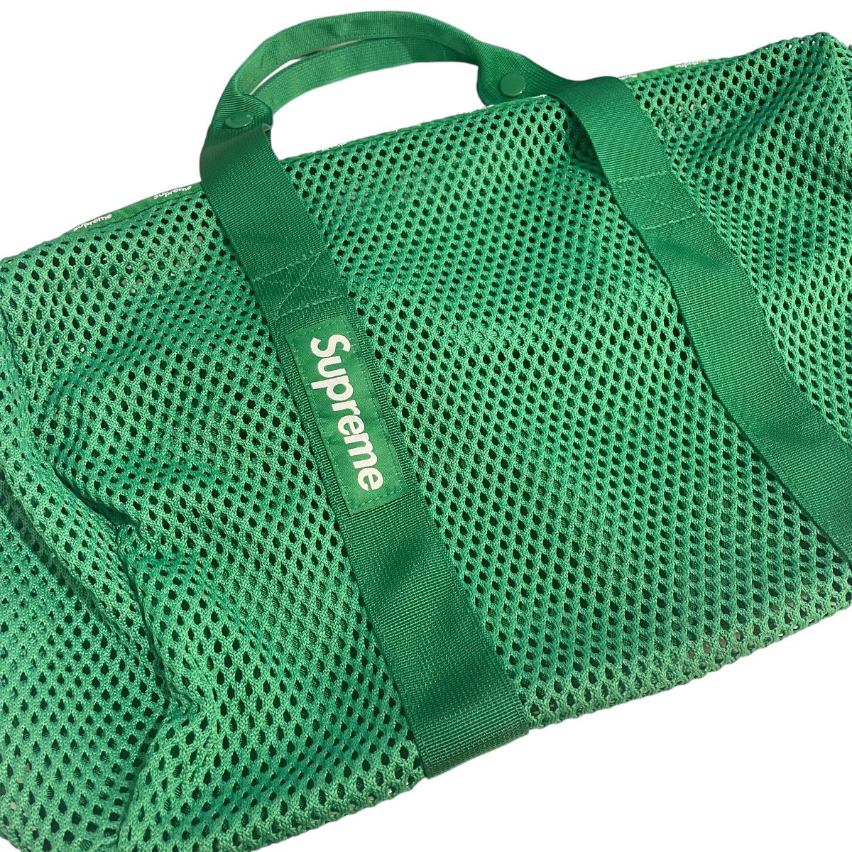 新品 23SS SUPREME Mesh Duffle Bag 緑 シュプリーム メッシュ ダッフルバッグ グリーン Green - NEWJOKE  ONLINE STORE