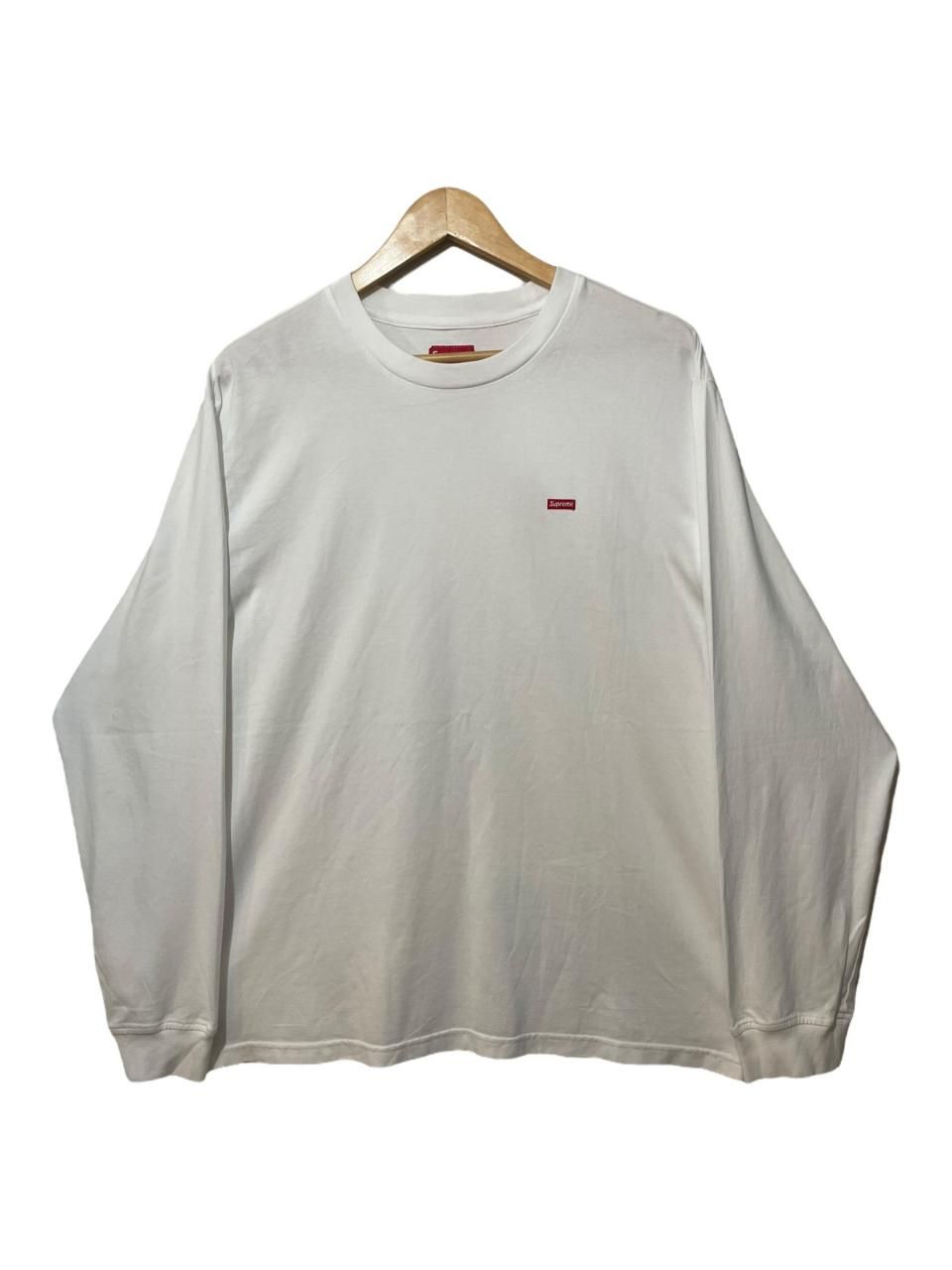 SUPREME Small Box Logo L/S Tee 白 L シュプリーム 長袖 T SUPREME Small Box Logo L/S Tee 白 L シュプリーム 長袖 T