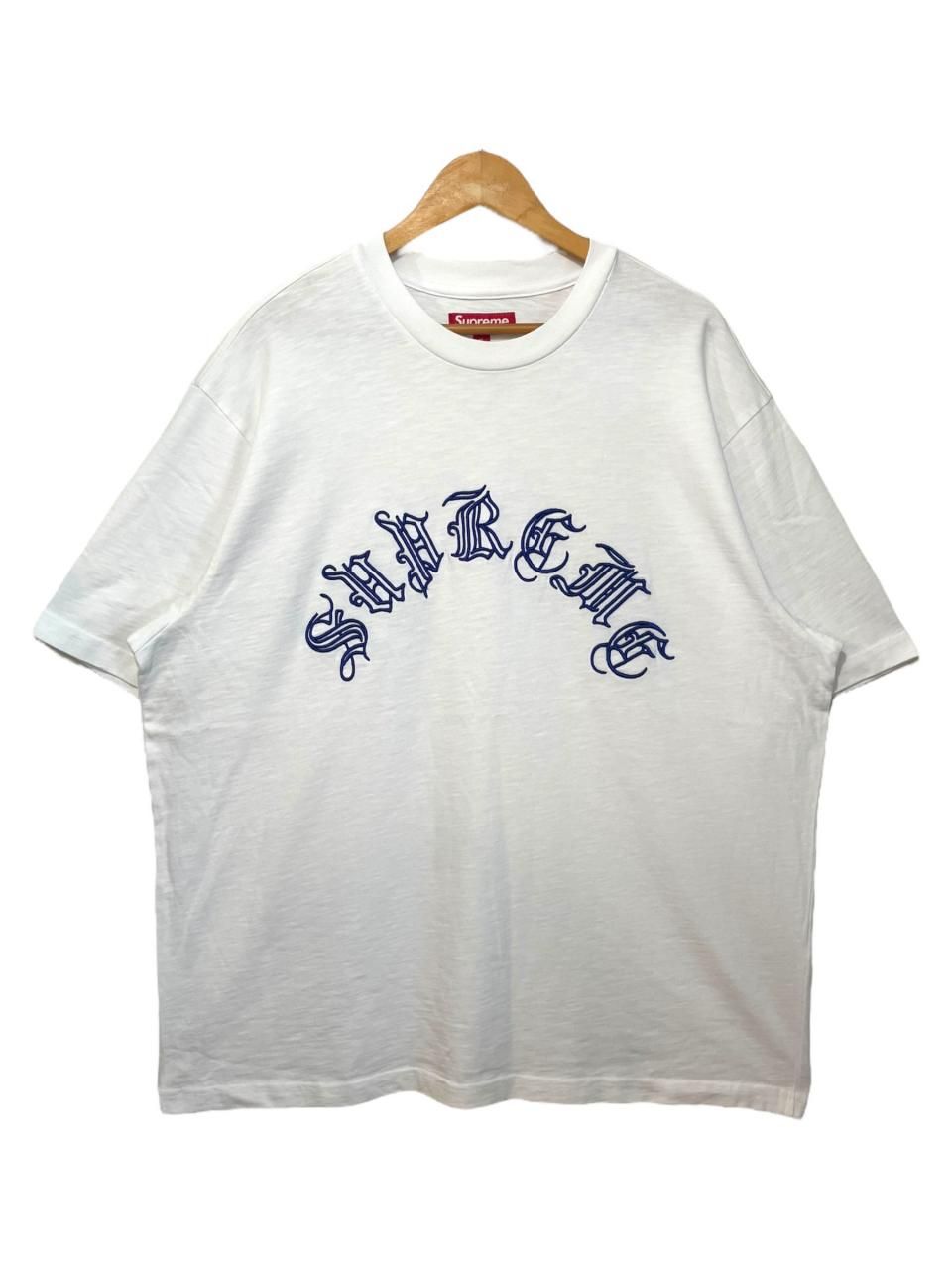 23AW SUPREME OLD English S/S Tee 白 XL シュプリーム 半袖 T 23AW SUPREME OLD English S/S Tee 白 XL シュプリーム 半袖 T