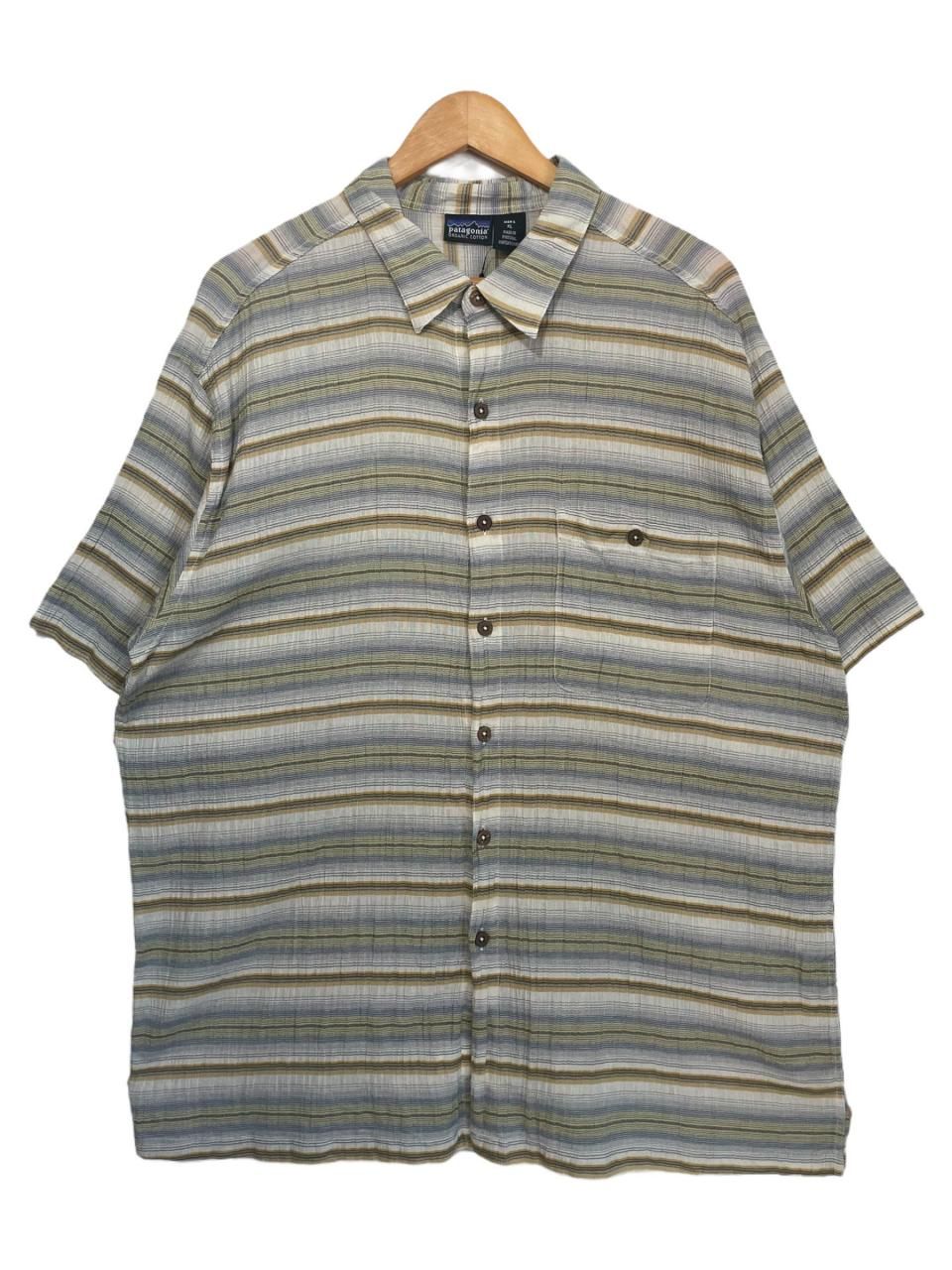 03年 patagonia A/C Shirt マルチカラー XL 00s パタゴニア 半袖 