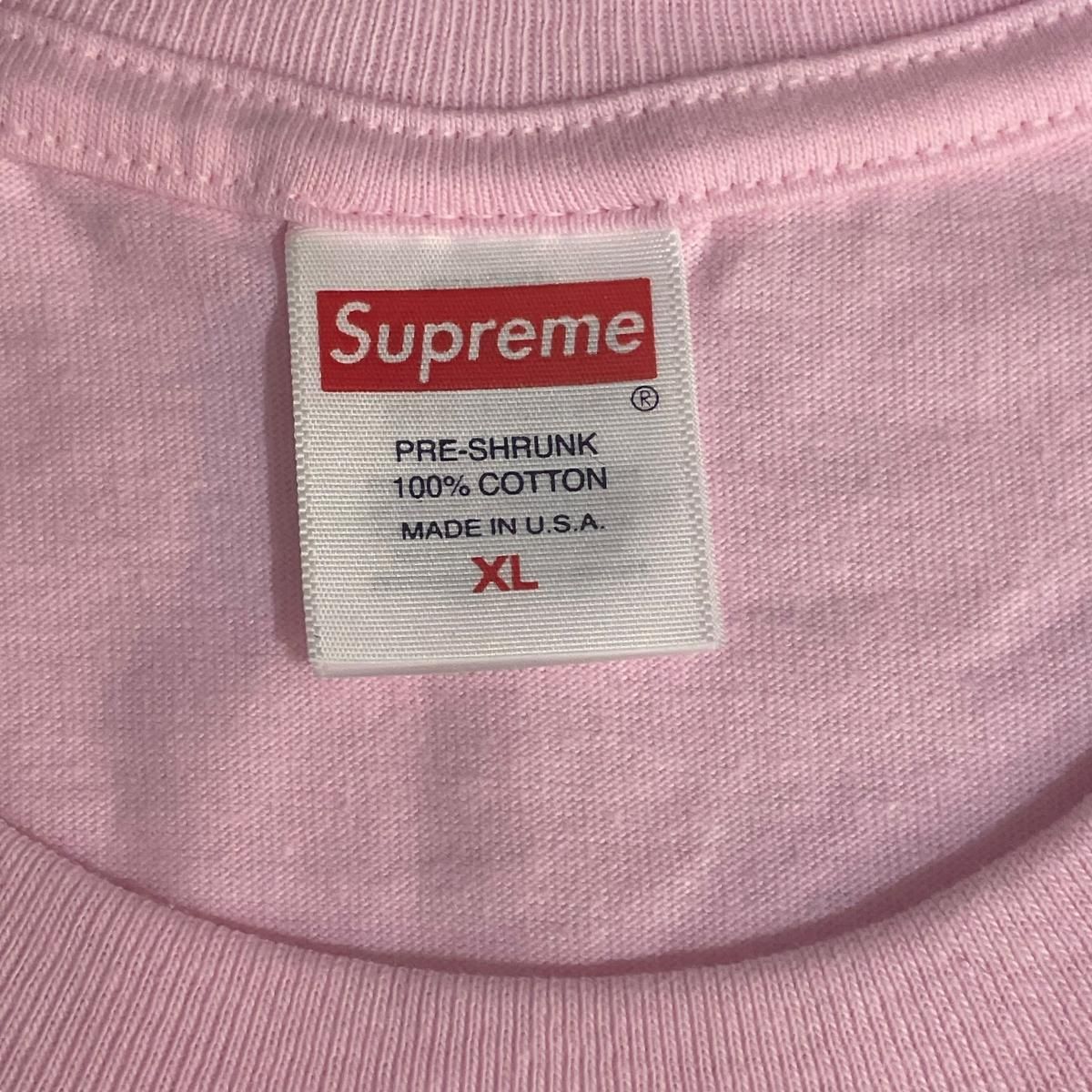23SS SUPREME Crown S/S Tee ピンク XL シュプリーム 半袖 T