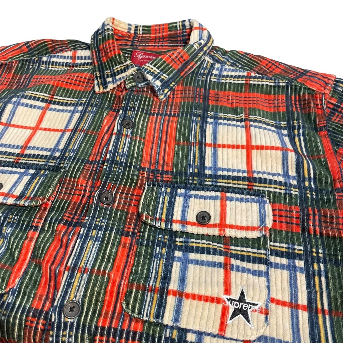 新品 22SS SUPREME Corduroy L/S Shirt XL PLAID シュプリーム 新品 22SS SUPREME Corduroy L/S Shirt XL PLAID シュプリーム
