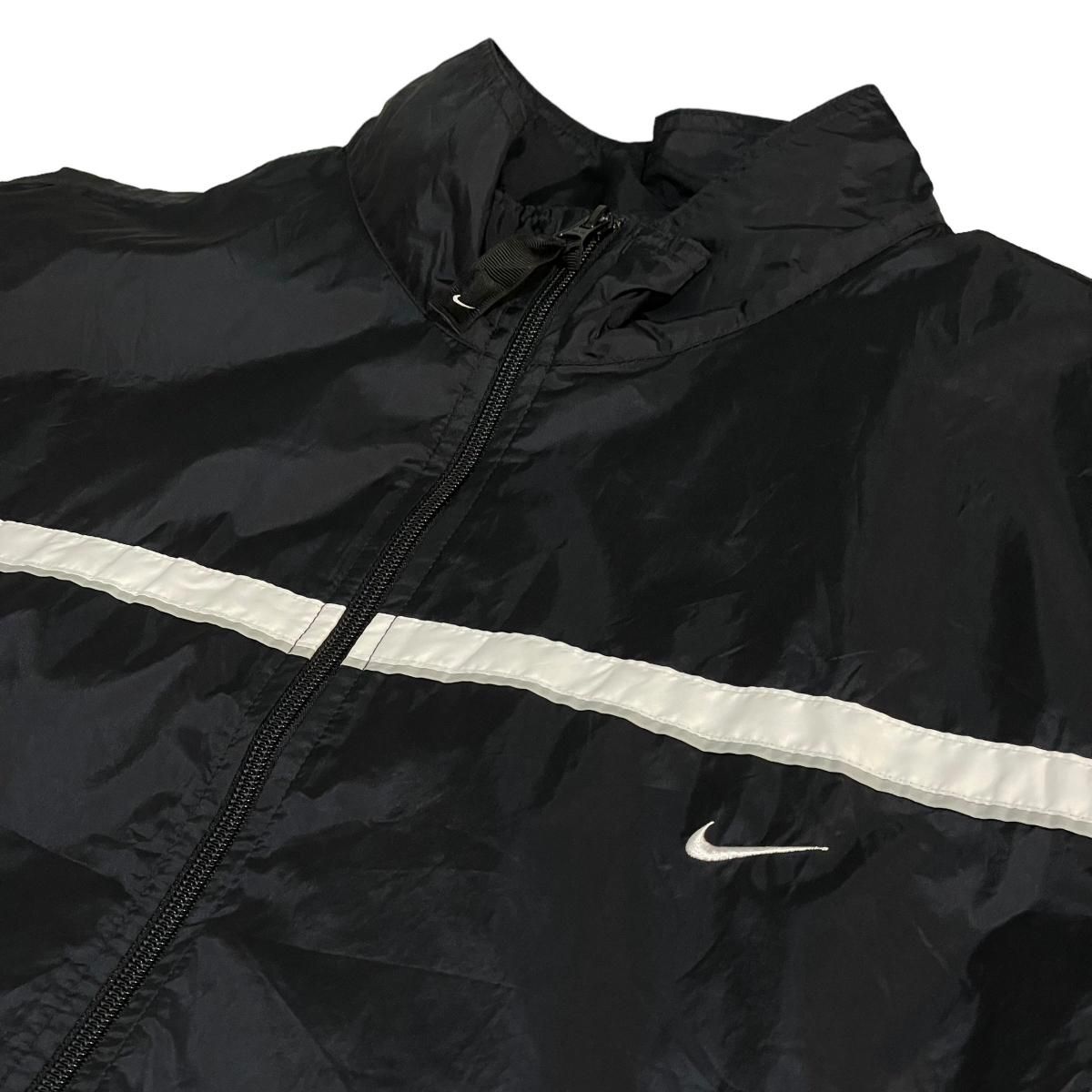 00年 NIKE Logo Nylon Jacket 黒 L 00s ナイキ ナイロン 00年 NIKE Logo Nylon Jacket 黒 L 00s ナイキ ナイロン