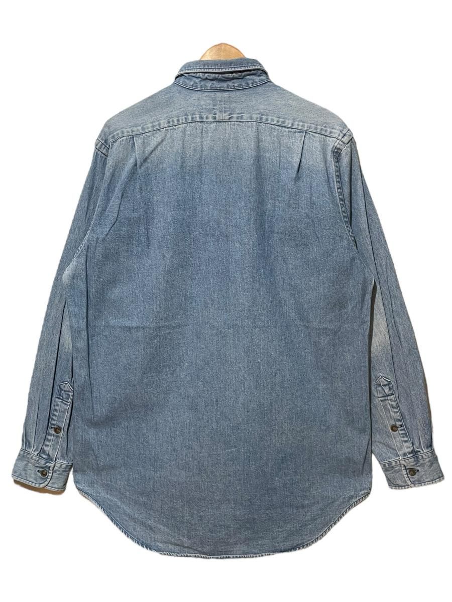 90s POLO COUNTRY Denim L/S Shirt 薄青 M ポロカントリー 長袖 90s POLO COUNTRY Denim L/S Shirt 薄青 M ポロカントリー 長袖