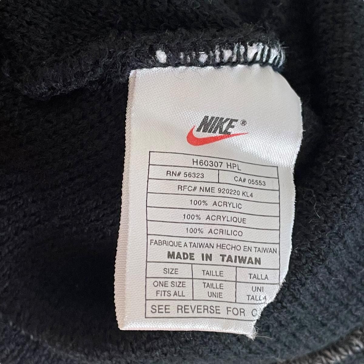 96年 NIKE Swoosh Logo Beanie 黒 90s ナイキ ニットキャップ ビーニー スウッシュ ロゴ ブラック BLACK -  NEWJOKE ONLINE STORE