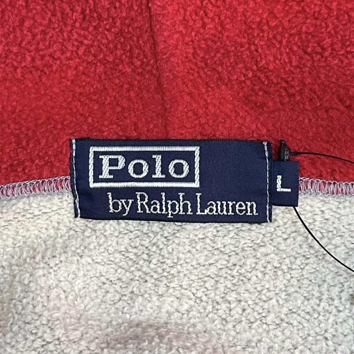 Polo Ralph Lauren RL-92 Zip Up Sweat Hoodie 灰 L ポロラルフ