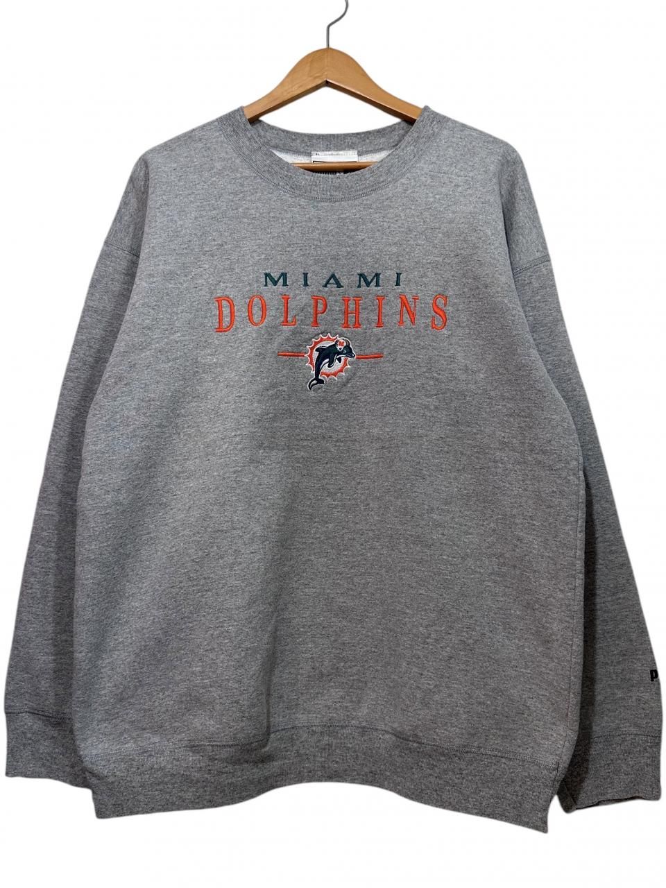 US古着【入手不可能!!】NFL ✈︎刺繍ロゴ フリース マイアミドルフィンズ US古着【入手不可能!!】NFL ✈︎刺繍ロゴ フリース マイアミ