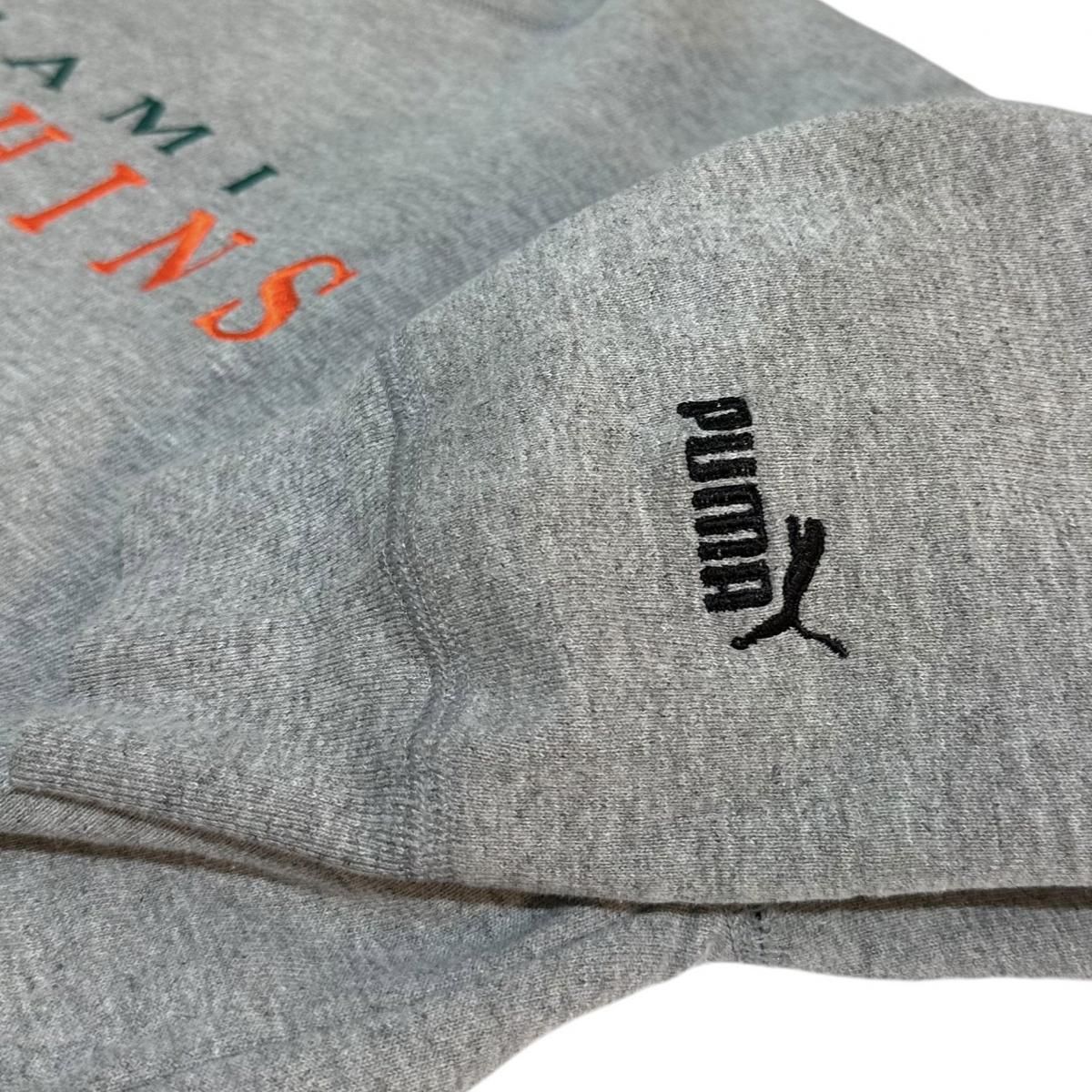 US古着【入手不可能!!】NFL ✈︎刺繍ロゴ フリース マイアミドルフィンズ 00s PUMA 