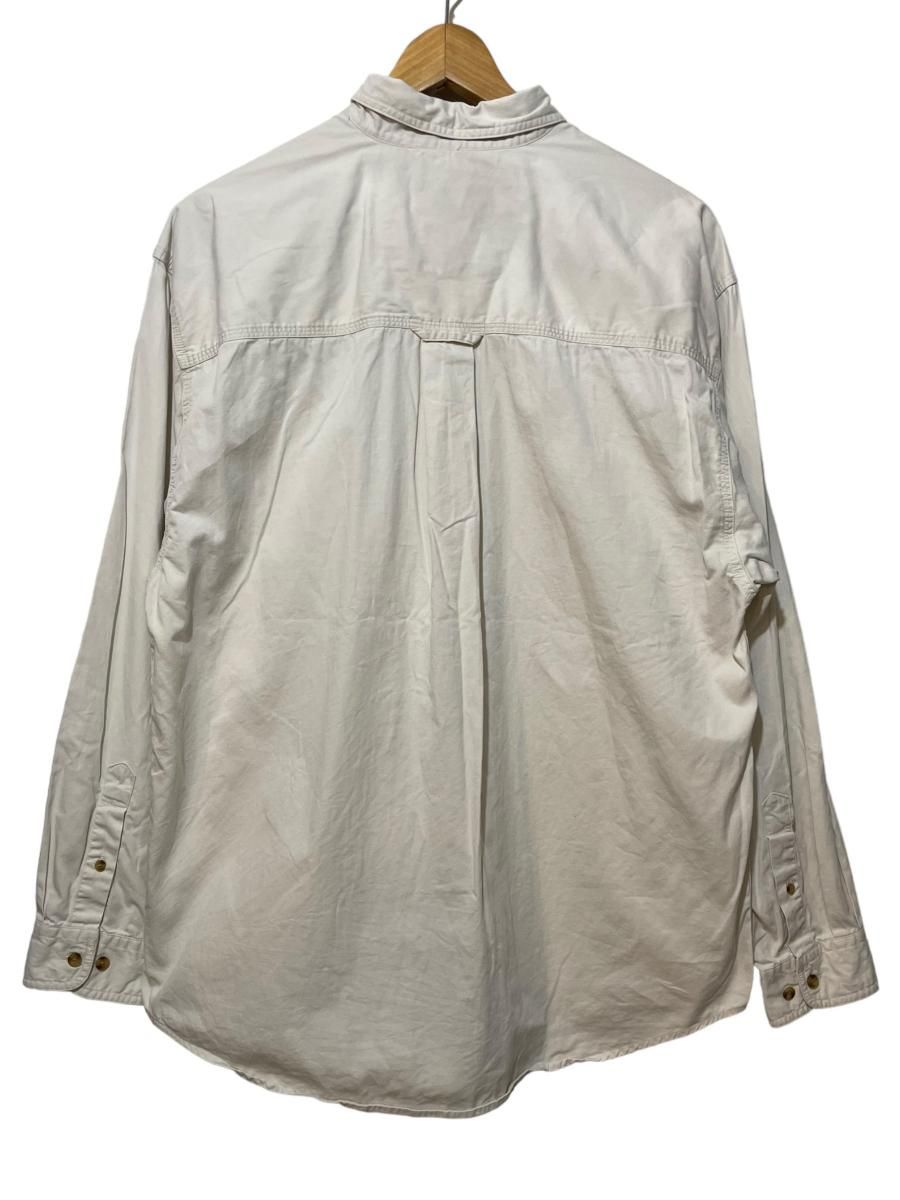 80s~90s Eddie Bauer Rufton Twill L/S Shirt 白 L エディー 80s~90s Eddie Bauer Rufton Twill L/S Shirt 白 L エディー