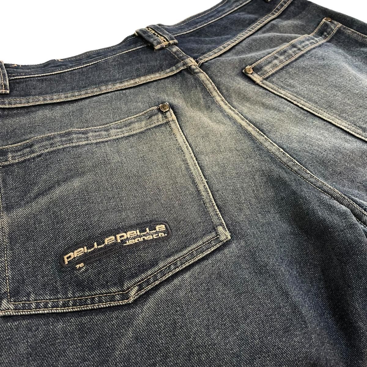 00s PELLE PELLE Denim Cargo Pants 青 W34×L33 ペレペレ デニム 00s PELLE PELLE Denim Cargo Pants 青 W34×L33 ペレペレ デニム