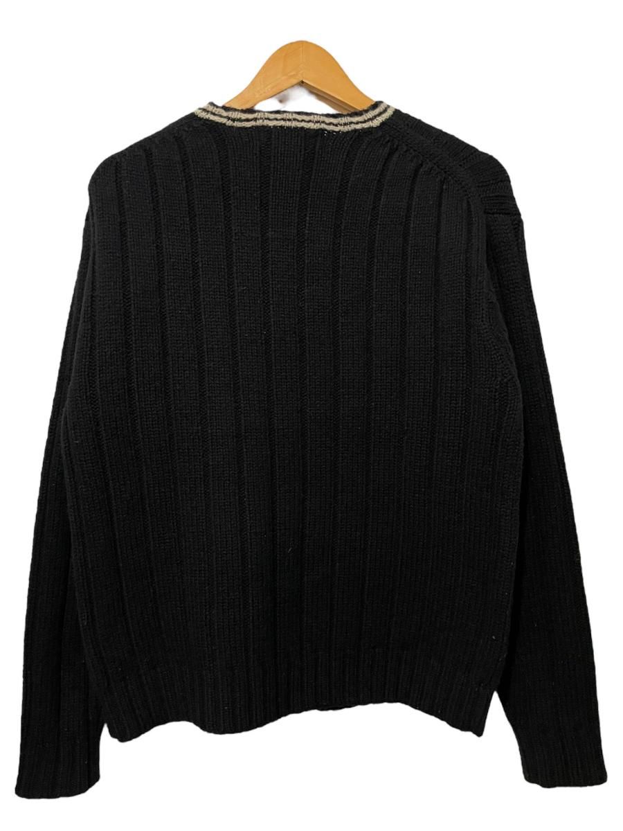 POLO SPORT Crew Neck Lamb Wool Knit 黒 M ポロスポーツ ニット