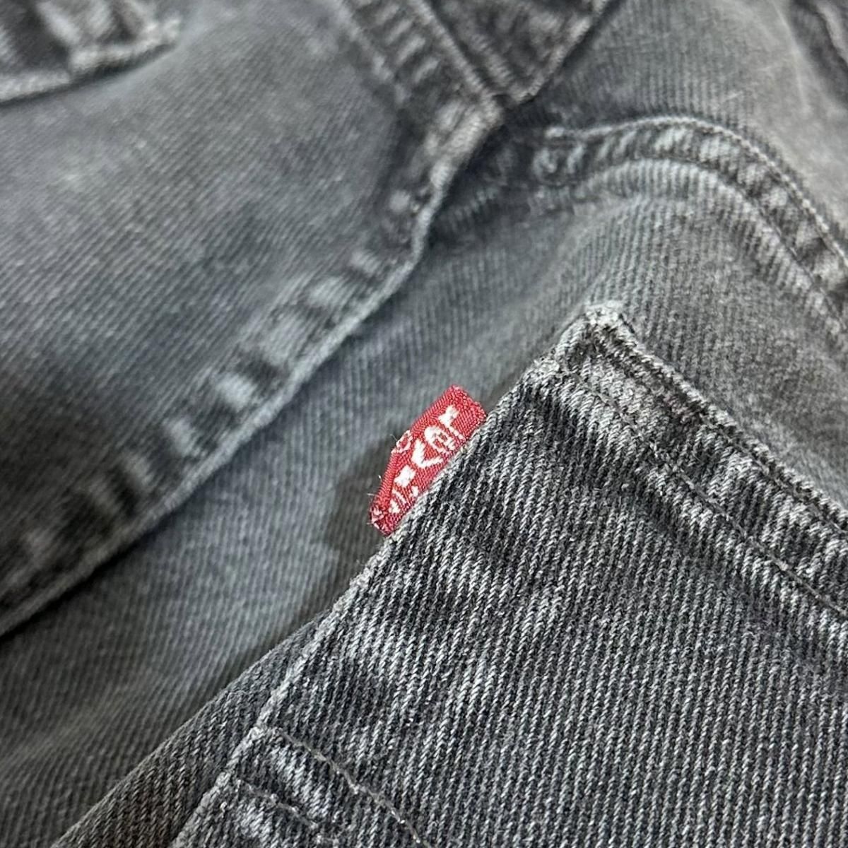 Levi's 550 ブラックデニム HUSKY W36 L28 後染 505 - メルカリ