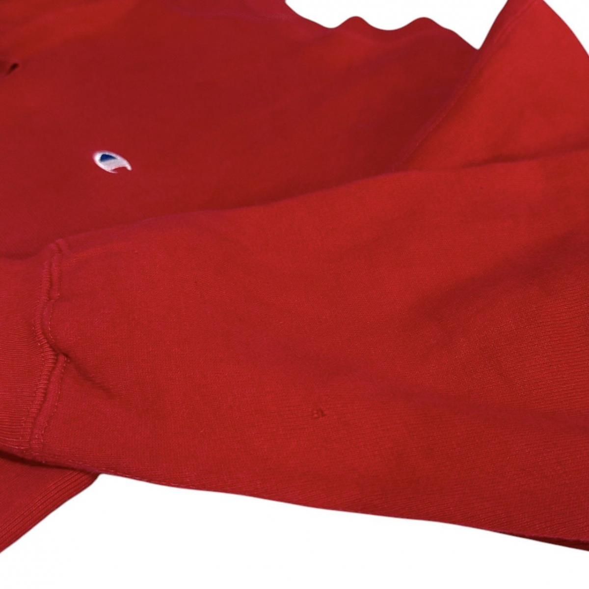 USA製 90s Champion R/W Sweatshirt 赤 XL 刺繍タグ チャンピオン