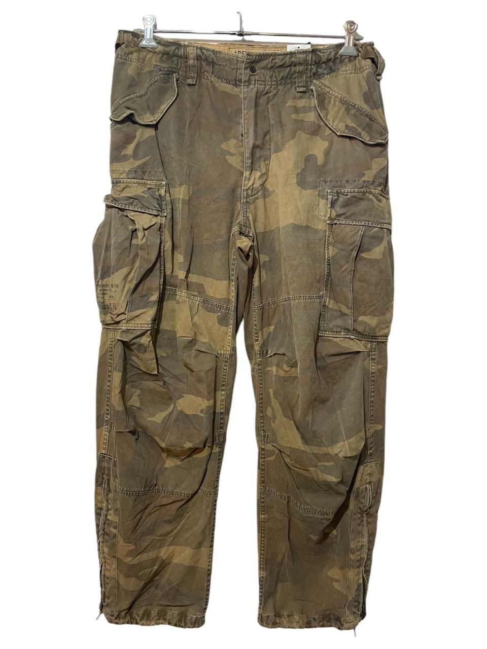 90s アバクロ カーゴパンツ M-65タイプ カモ柄 M Abercrombie 90s アバクロ カーゴパンツ M-65タイプ カモ柄 M Abercrombie