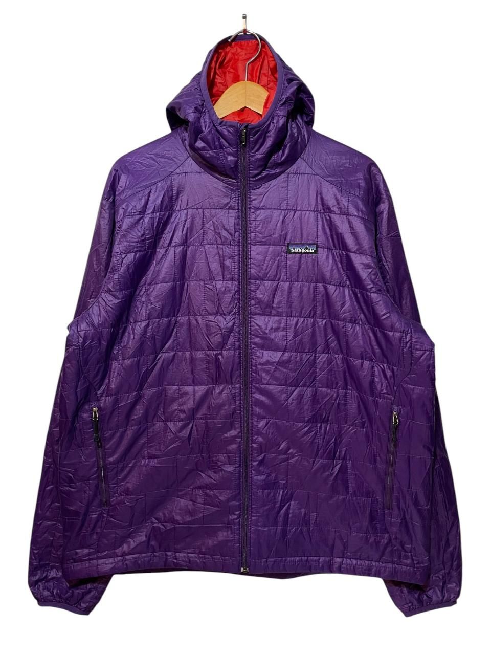 10年製 patagonia ナノパフ フーディー パフジャケット 紫 L 10年製 patagonia ナノパフ フーディー パフジャケット 紫 L