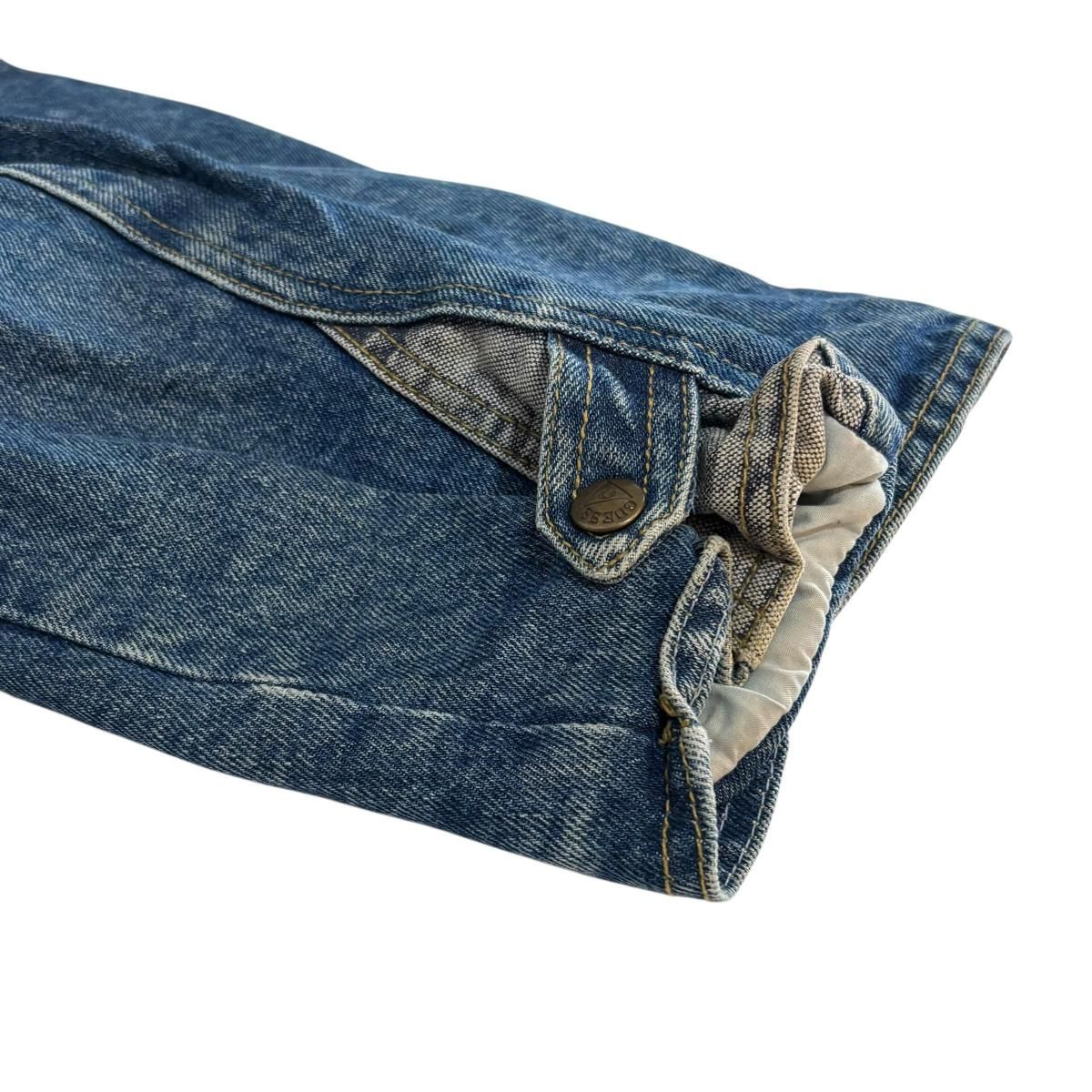 GUESS デニムジャケット バックトゥザフューチャー　ビンテージ　USA製 USA製 80s~90s GUESS デニムブルゾン S バック