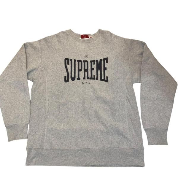 Supreme メッシュウェア グレー 赤色ロゴ Supreme シュプリーム 20SS Cotton Mesh Gradient Logo S／S Top