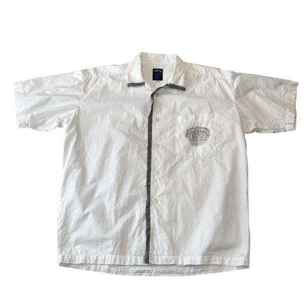 ✔️80s OLD STUSSYシャツ USA製 Lサイズ 白シャツ 無地 半袖 OLD STUSSY USA製 ホワイト 白 半袖シャツ ロゴ XL - メルカリ