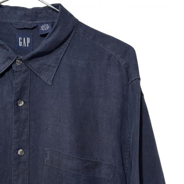 GAP ギャップ　ロングスリーブシャツ 恐竜　90s 00s old タグ付き 90's Old Gap/L/S Denim Shirt（ギャップ デニムシャツ