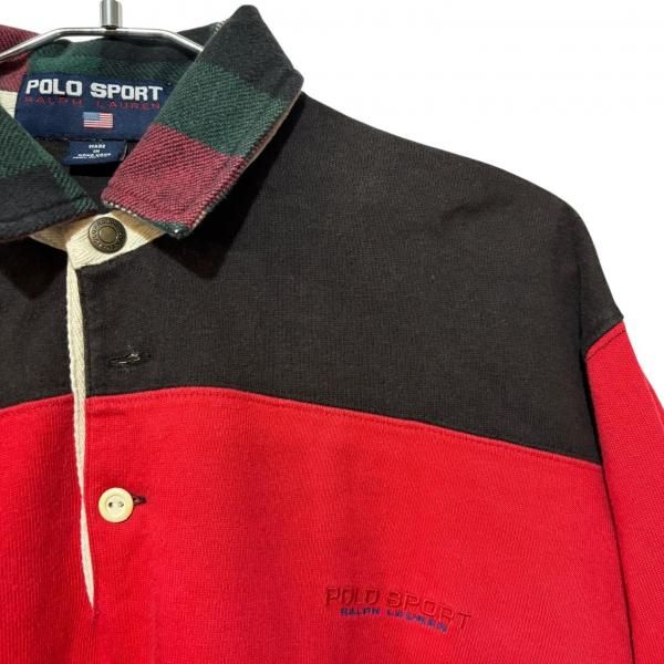 Polo by Ralph Lauren クジラ刺繍 サスペンダー POLO by Ralph Lauren ポロバイラルフローレン ハーフジップ