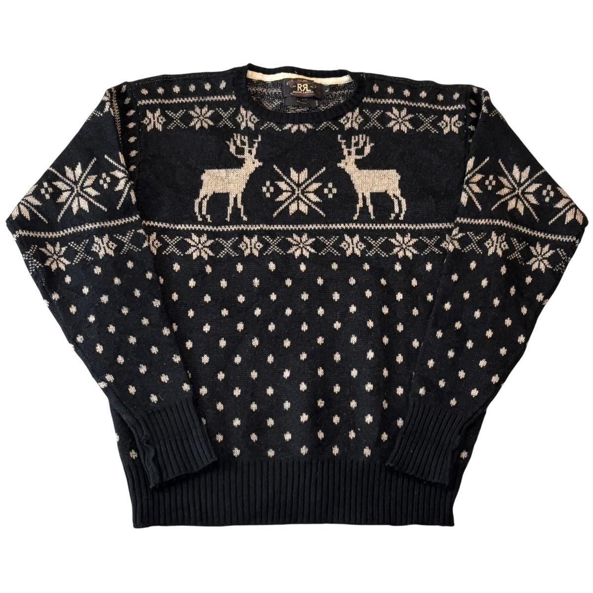 【RRL】 ダブルアールエル ラルフローレン 三つ星タグ ノルディック柄 ニット ダブルアールエルラルフローレン RRL RALPH LAUREN 90S 三ツ星