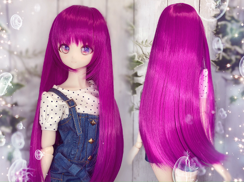 ドールウィッグ*ロングヘアー*マジェスティックパープル*9～9.5