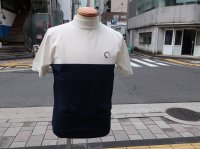 <img class='new_mark_img1' src='https://img.shop-pro.jp/img/new/icons14.gif' style='border:none;display:inline;margin:0px;padding:0px;width:auto;' />perfect  tan    bicolor    knit-mockneck   shirts  /    whitenavy