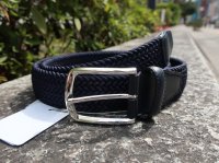 <img class='new_mark_img1' src='https://img.shop-pro.jp/img/new/icons14.gif' style='border:none;display:inline;margin:0px;padding:0px;width:auto;' />ZOY    mesh belt    /   navy