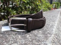 <img class='new_mark_img1' src='https://img.shop-pro.jp/img/new/icons14.gif' style='border:none;display:inline;margin:0px;padding:0px;width:auto;' />ZOY    mesh belt    /   dark brown